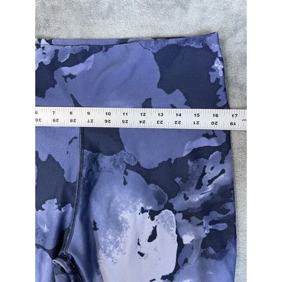 Fabletics Pants Womens XXL Blue Tie Due High Waist Skinny Leggings 1617843 - Picture 3 of 9